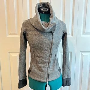 Warm Asymmetric Wrap Around Collar Lululemon Jacket